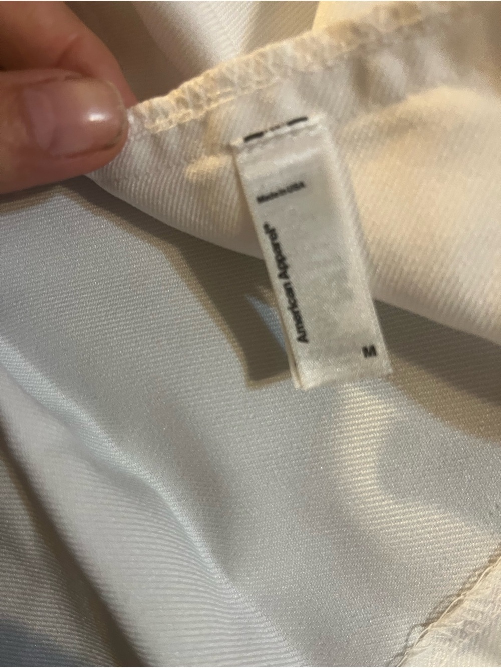 American Apparel Women’s White Pleated Tennis Mini Skirt Size Medium - Picture 7 of 9